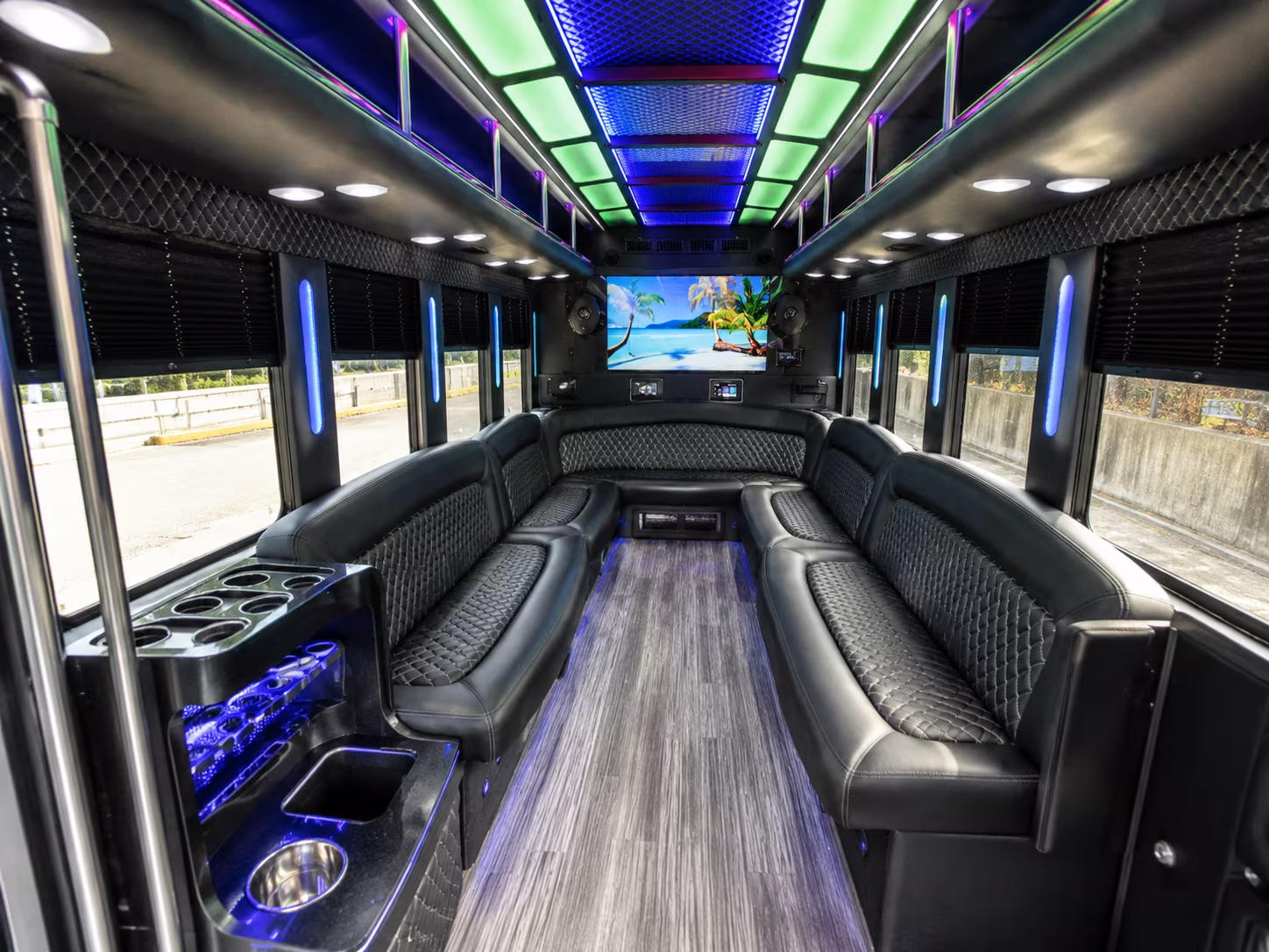 Chandler Concert & Music Festival Transportation party bus exterior
