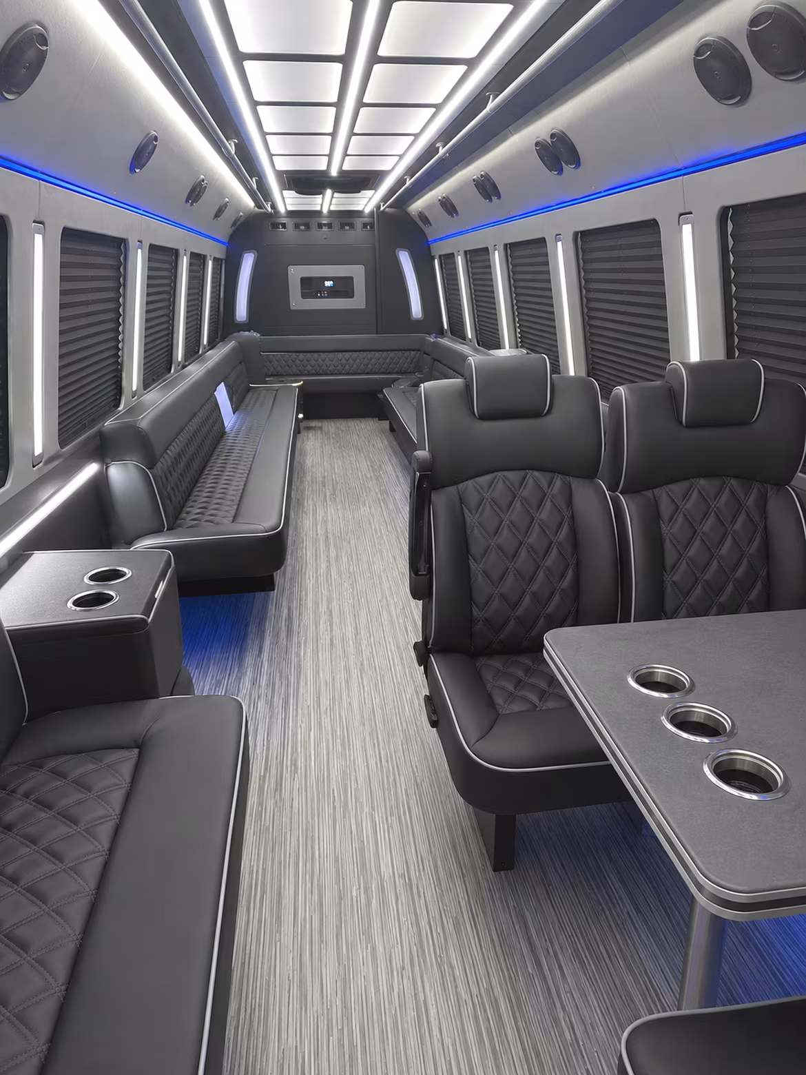 Chandler Concert & Music Festival Transportation party bus interior