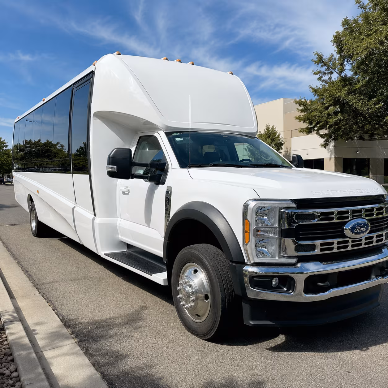 Chandler Corporate Transportation party bus exterior