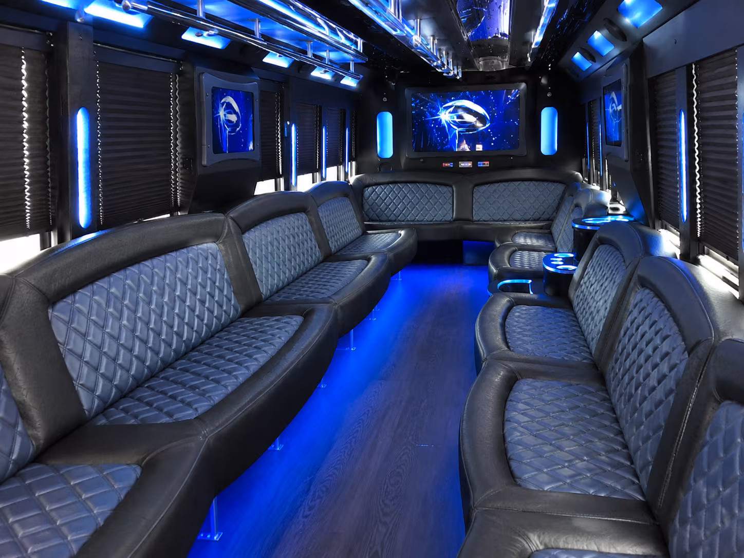 Chandler Private Event Transportation party bus exterior
