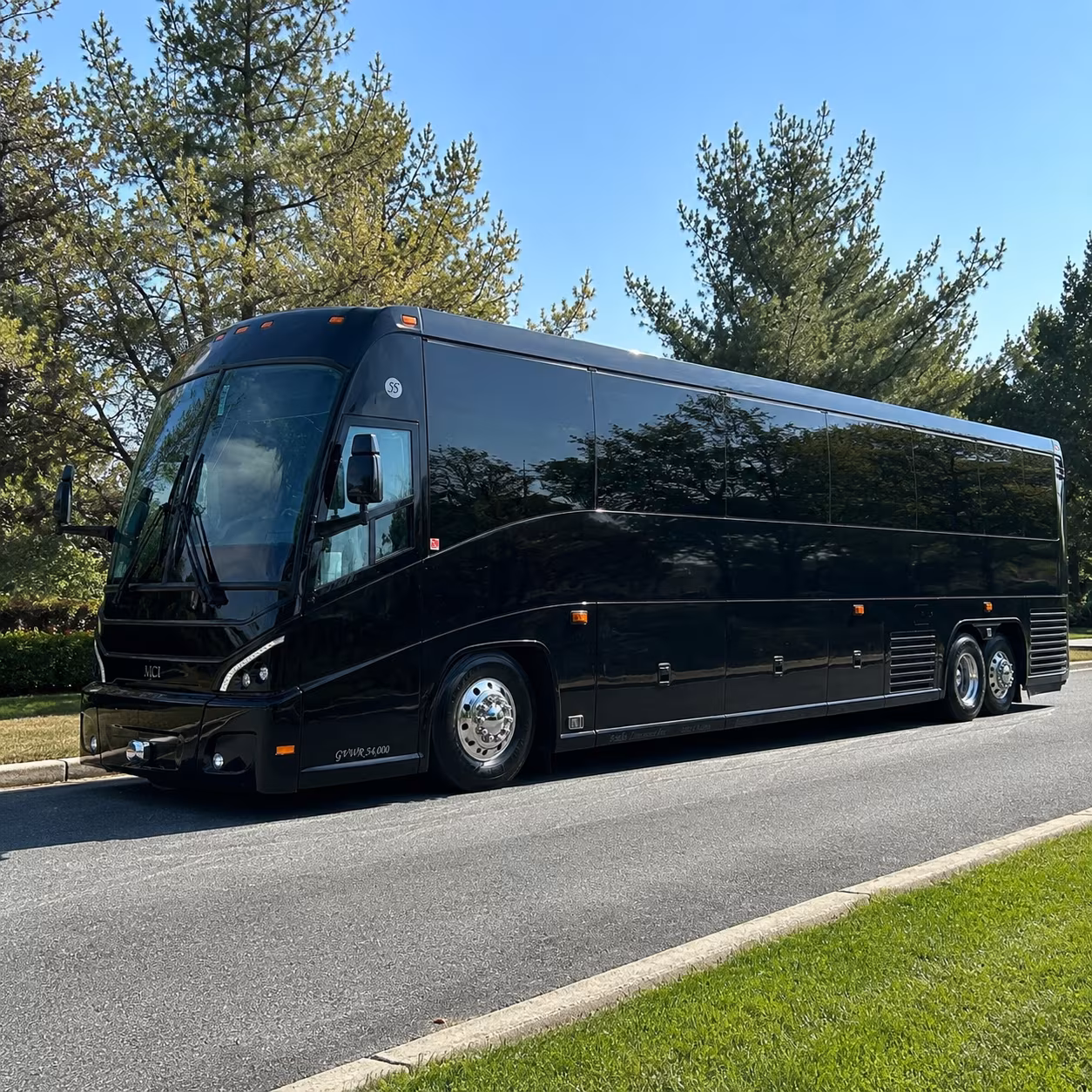 Chandler School Event Transportation party bus exterior