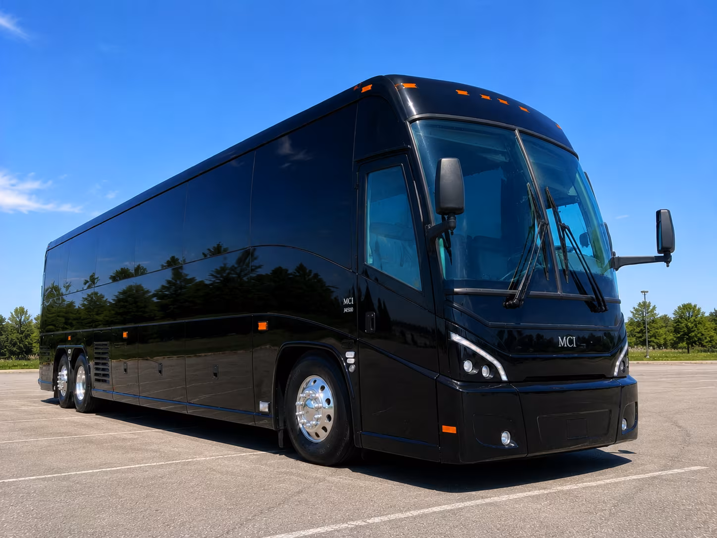 Chandler School Event Transportation party bus exterior
