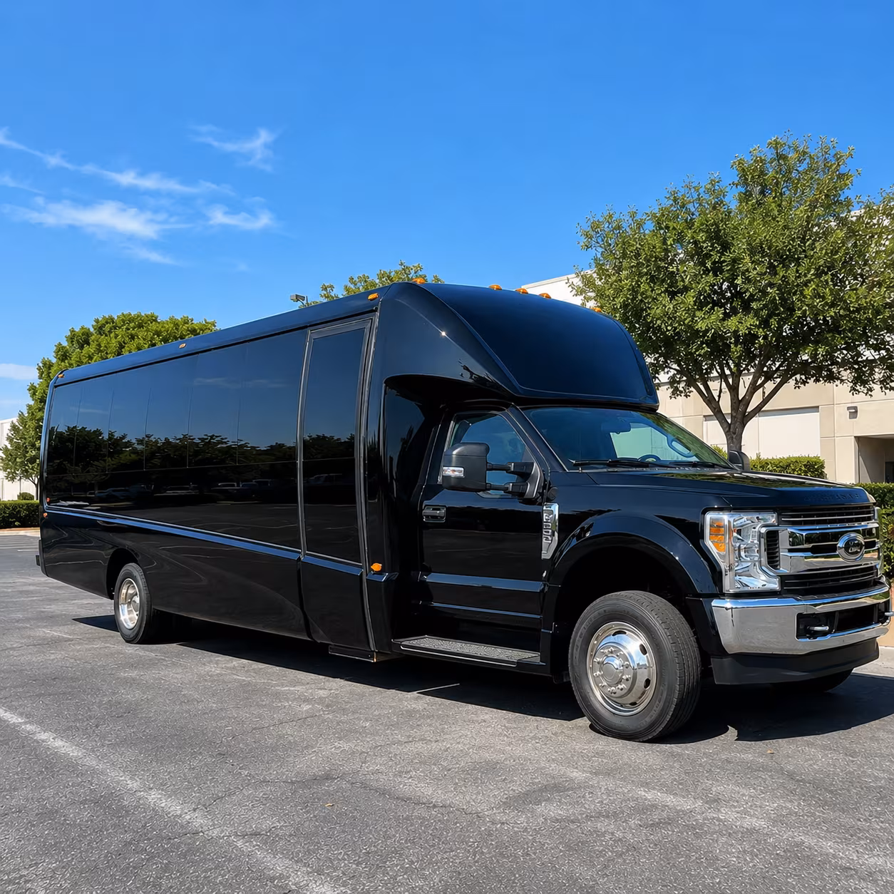 Chandler School Event Transportation party bus interior