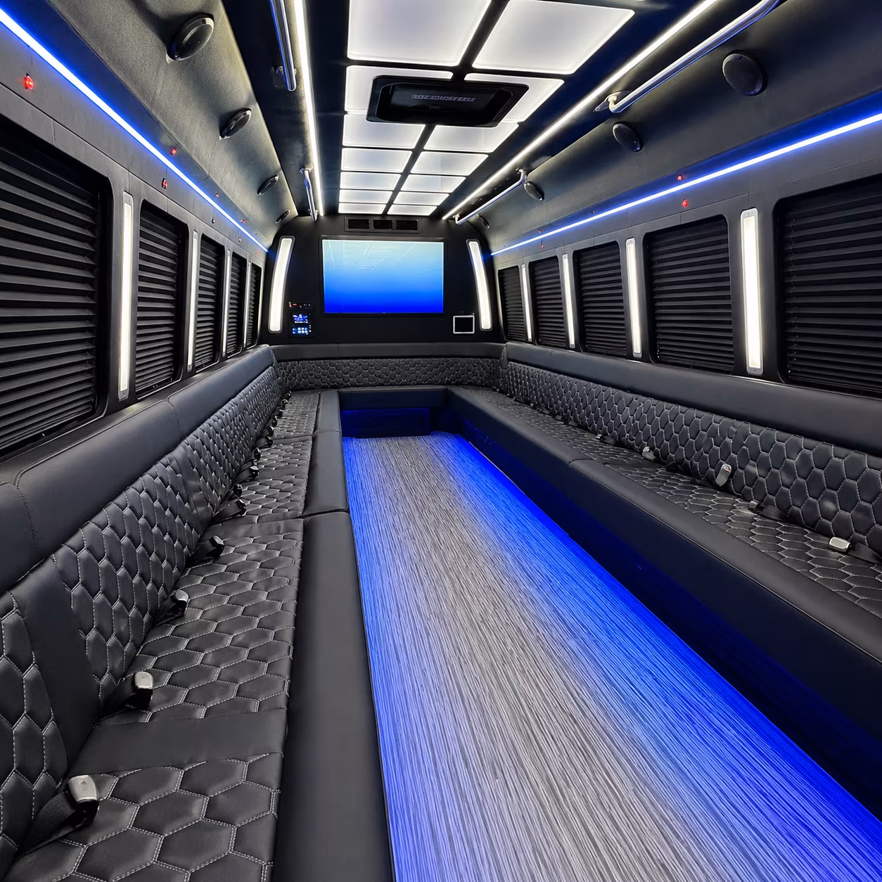 Chandler Sporting Event Transportation party bus exterior