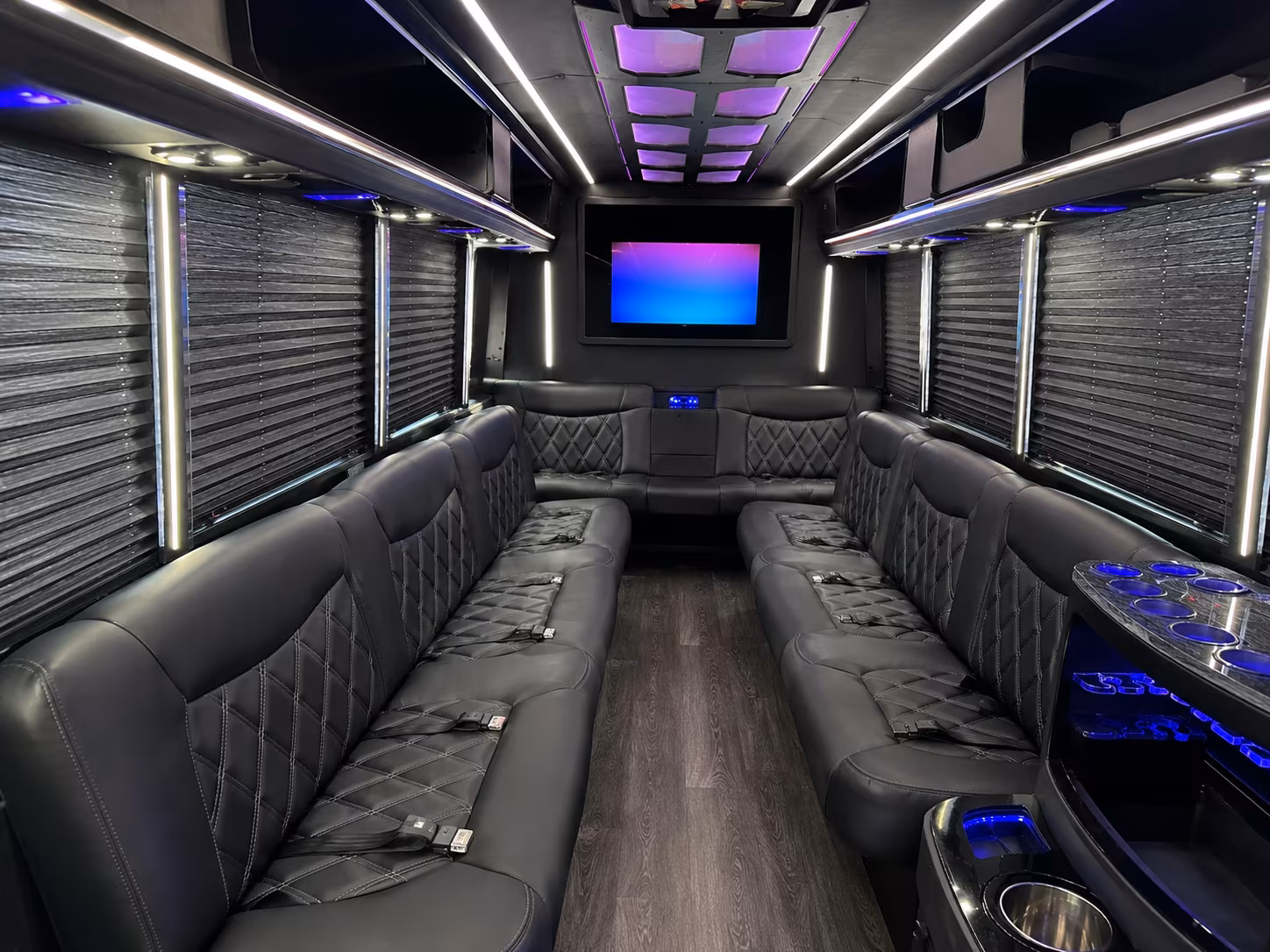 Chandler Wedding Transportation party bus exterior