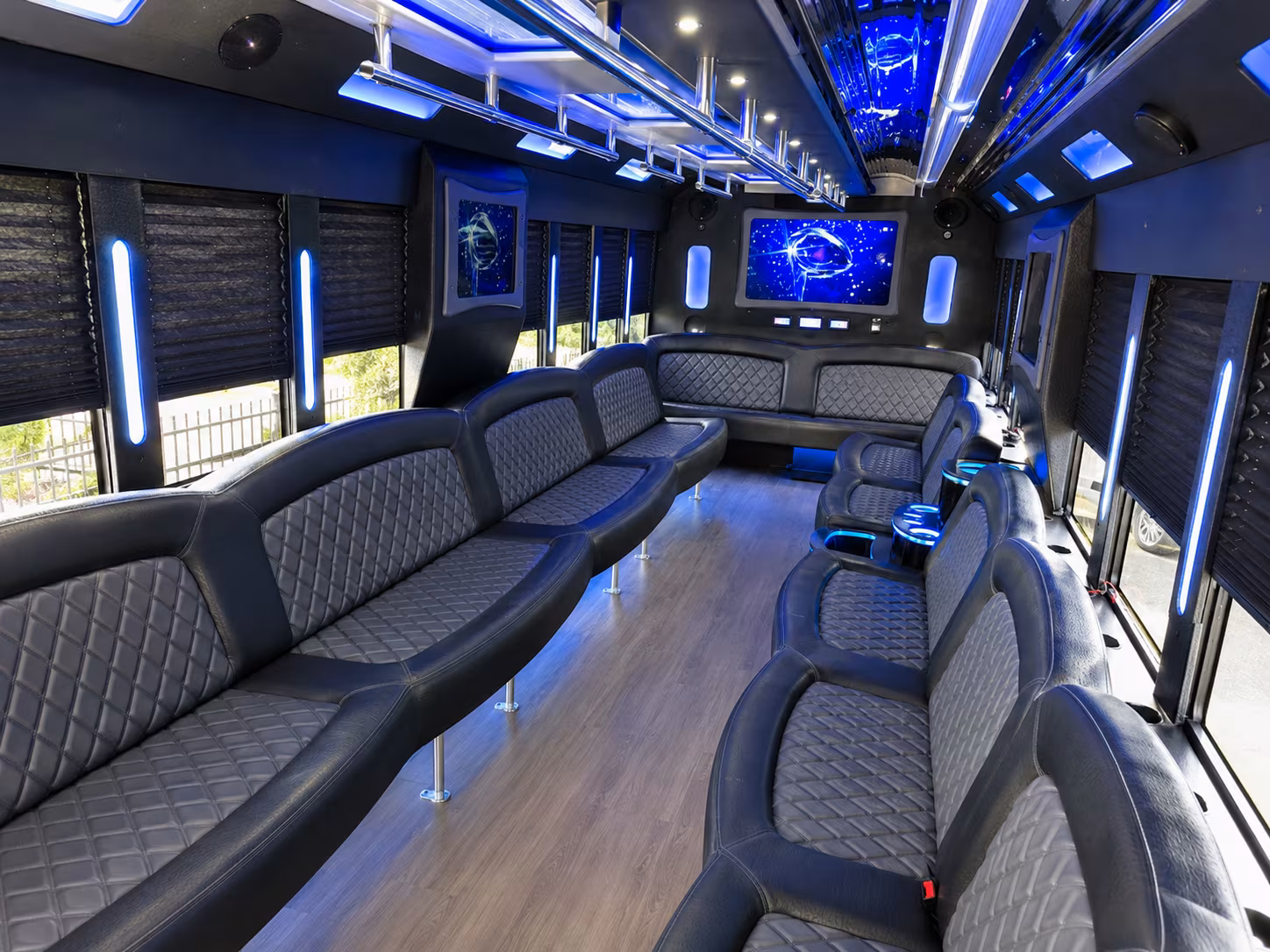 Chandler Wedding Transportation party bus exterior