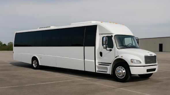Exterior of Charter Bus Company Mesa's 25 Passenger Party Bus in Mesa