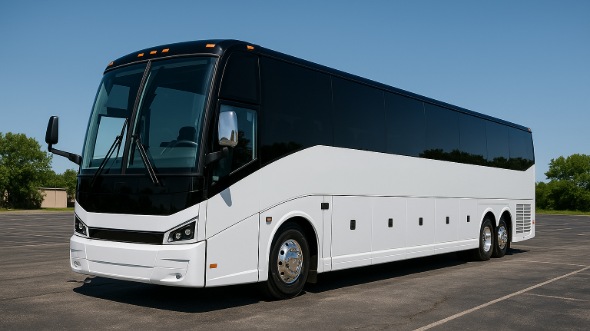 Exterior of Charter Bus Company Chandler's 45 Passenger Charter Bus in Chandler