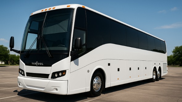 Exterior of Charter Bus Company Mesa's 50 Passenger Party Bus in Mesa