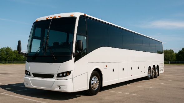 Exterior of Charter Bus Company San Tan Valley's 50 Passenger Party Bus in San Tan Valley