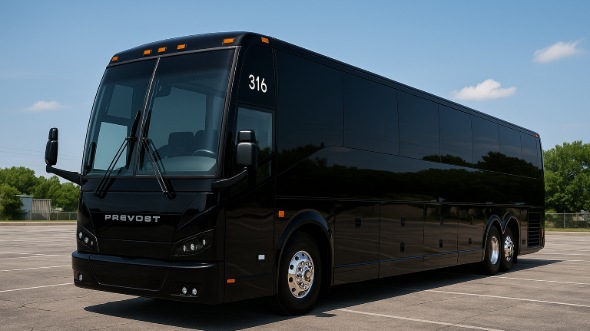 Exterior of Charter Bus Company Chandler's 51 Passenger Charter Bus in Chandler